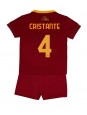 AS Roma Bryan Cristante #4 Heimtrikotsatz für Kinder 2022-23 Kurzarm (+ Kurze Hosen)
